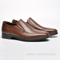 Bounce man slip on leather dress shoes